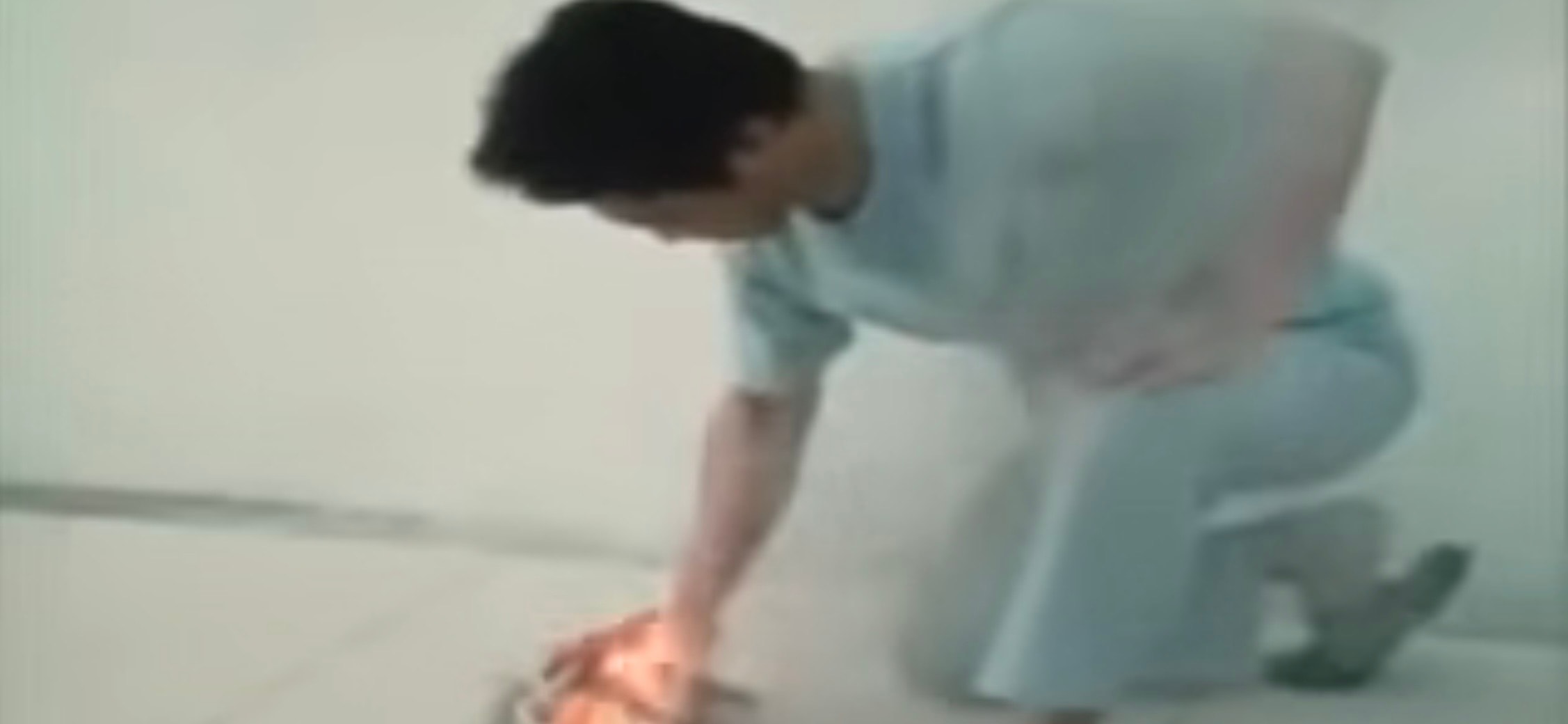 Tai Chi master performing energy healing session